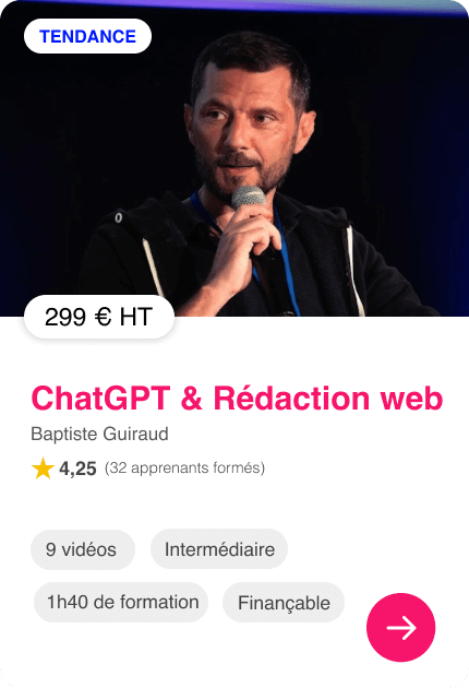 Formation ChatGPT et rédaction web