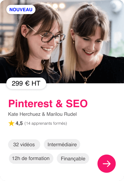 Formation Pinterest et SEO