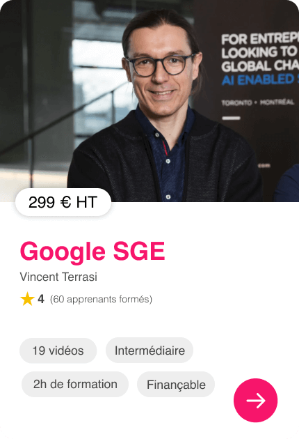 Formation Google SGE