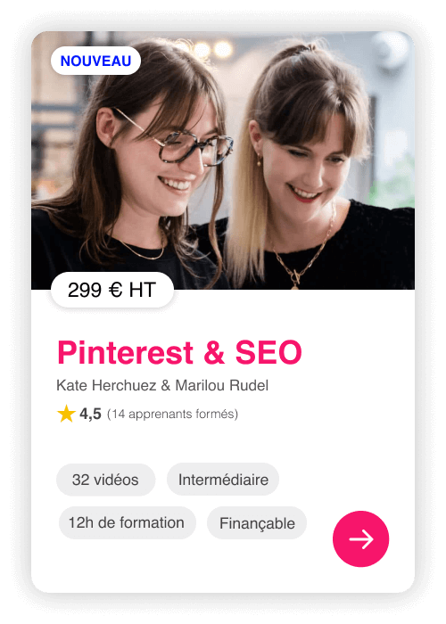 Formation Pinterest et SEO