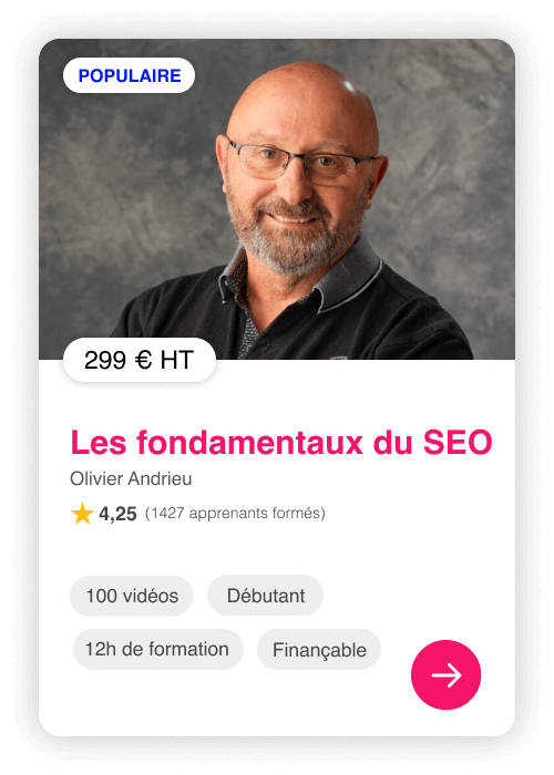 Formation Les fondamentaux du SEO