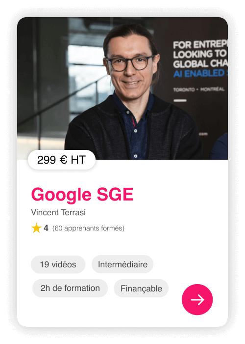 Formation Google SGE